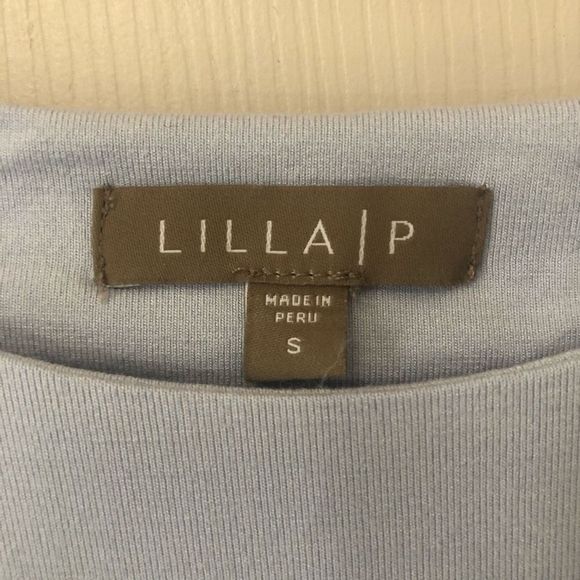 Lilla P Baby Blue and Navy Colorblock Dress Size Small - Picture 4 of 7